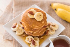 Nutritious indian breakfast recipes for kids - banana pancakes