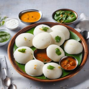 Nutritious indian breakfast recipes for kids - rice idly for kids