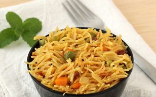 Nutritious Indian breakfast recipes - Sevai Upma