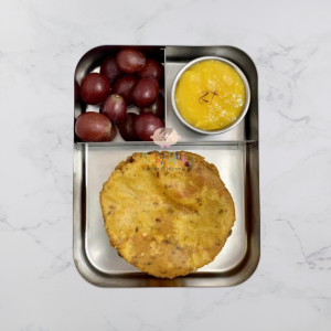  Quick and Easy tiffin box ideas : Masala Puri and Amrakhand