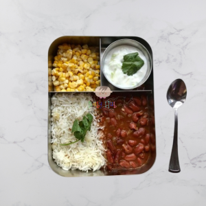 Healthy Indian tiffin box ideas: Rajma Chawal