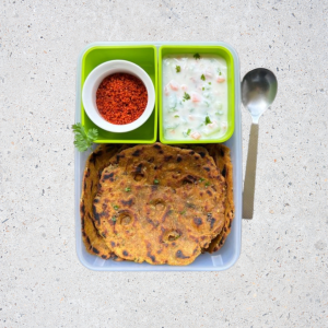 Healthy Lunch Box Ideas : Thalipeeth 