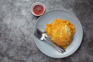 Nutritious Indian Breakfast Recipes - Cheese Omelet