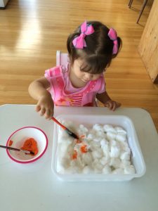 How to incorporate creative activities using different senses in kids routine?