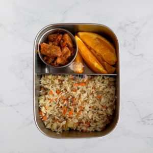 Healthy Lunch Box Ideas: Veg Fried Rice with Babycorn Manchurian - Babyhub