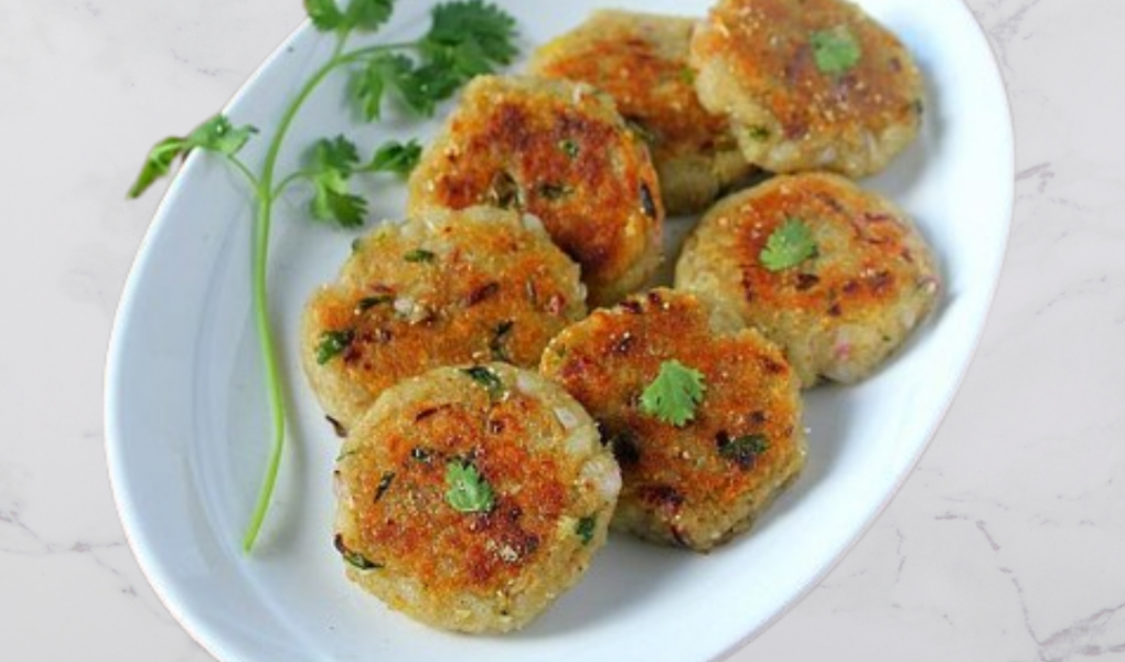 Healthy Indian Breakfast Recipes : Poha Cutlet - Babyhub