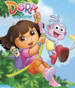 Dora the Explorer cartoon character exploring with her friends - Cartoons for Kids.