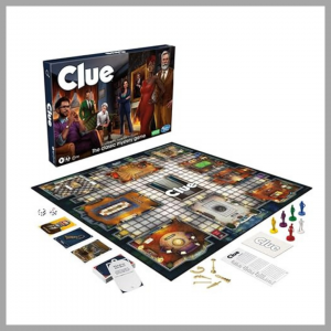 Clue: A board game with rooms, weapons, and suspects - a mystery-solving game - Babyhub