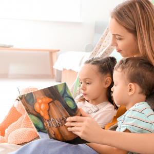 Using storytelling to teach empathy through positive parenting strategies.